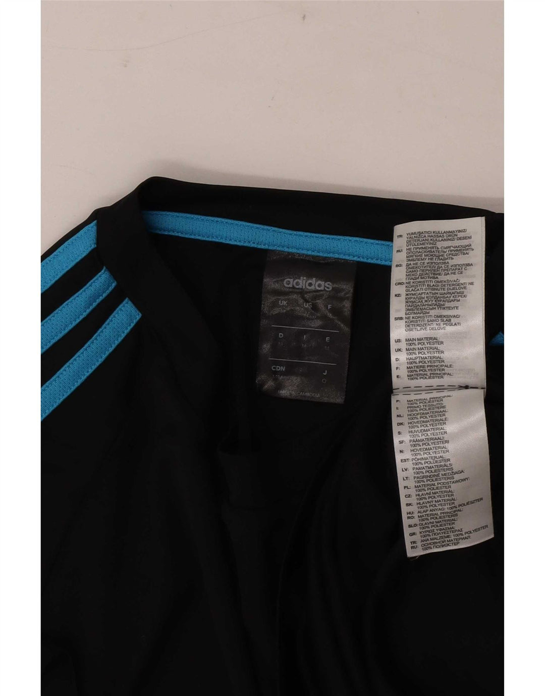 Ανδρικό T-Shirt Climalite Adidas Top Medium Black Polyester
