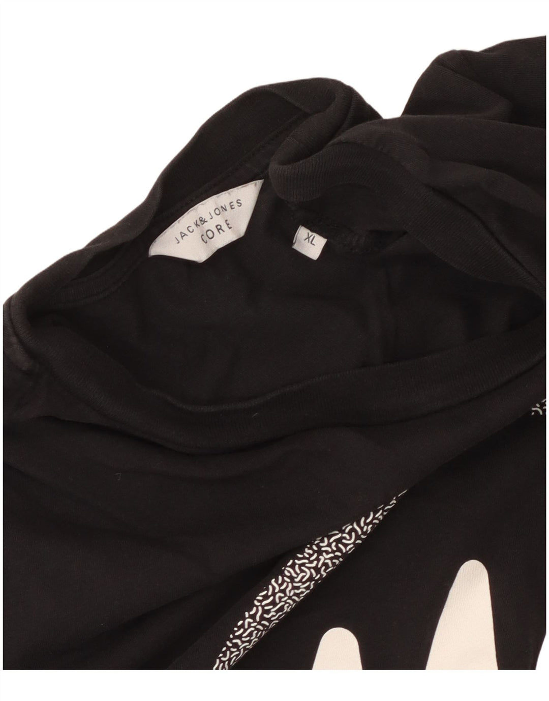 Jack & Jones Ανδρικό γραφικό T-Shirt Top XL Μαύρο