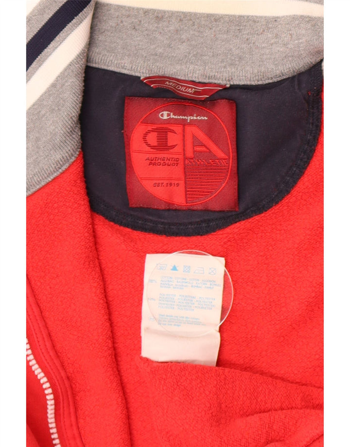 Ανδρική αθλητική φόρμα Champion Top Jacket μεσαίο κόκκινο χρώμα, βαμβακερό