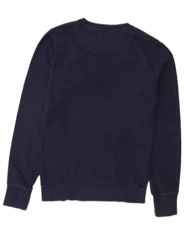 Ανδρικό γραφικό φούτερ Superdry Jumper XS Navy Blue Cotton