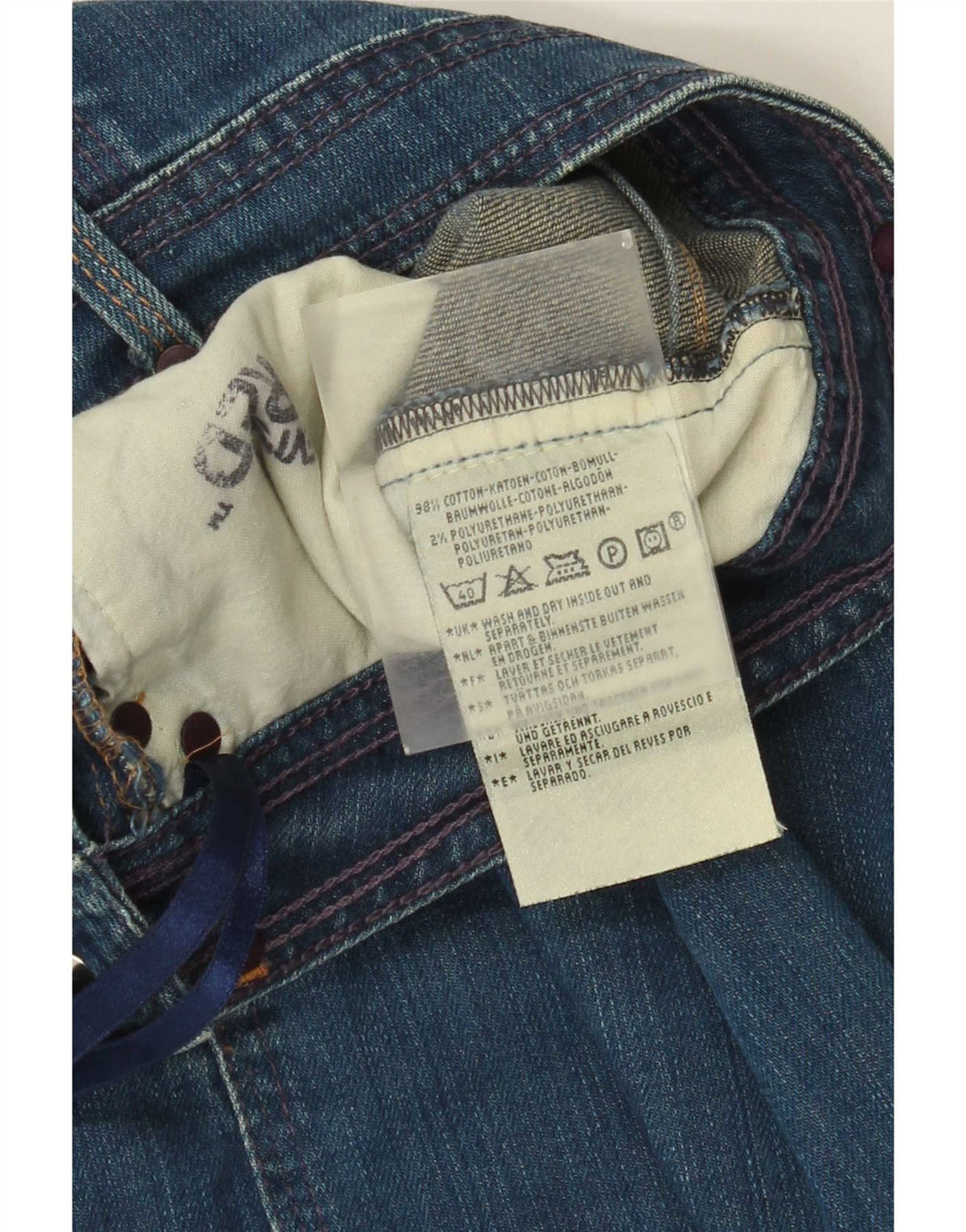 Γυναικεία τζιν φούστα Levi's W28 μεσαίο μπλε βαμβακερό