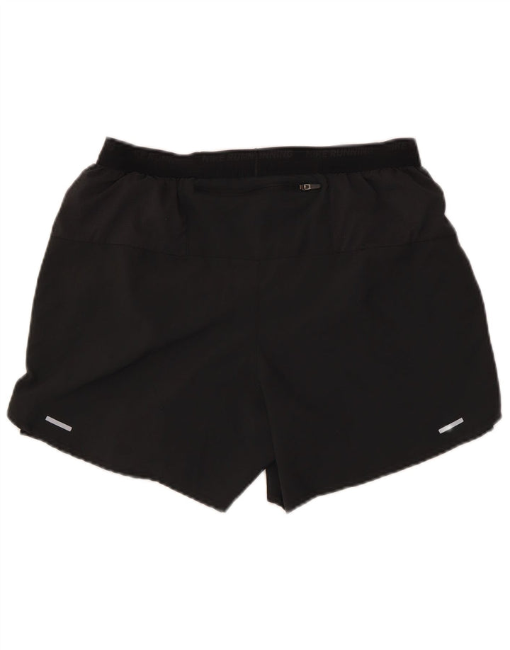 Γυναικείο αθλητικό σορτς Nike με γραφικό Dri Fit UK 14, μεσαίο μαύρο