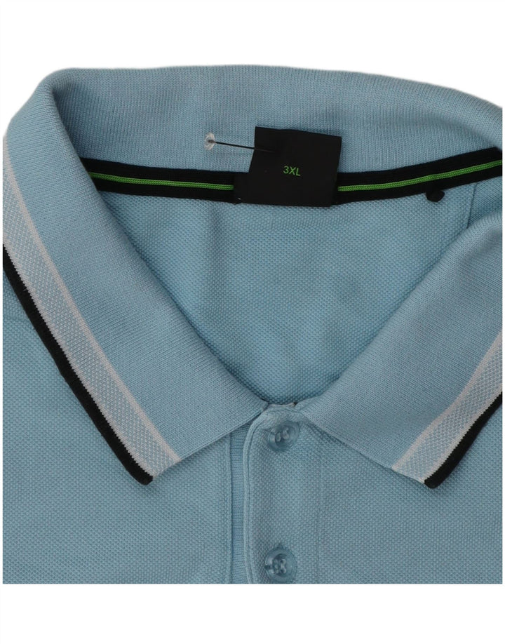 Ανδρικό μπλουζάκι πόλο Hugo Boss 3XL μπλε