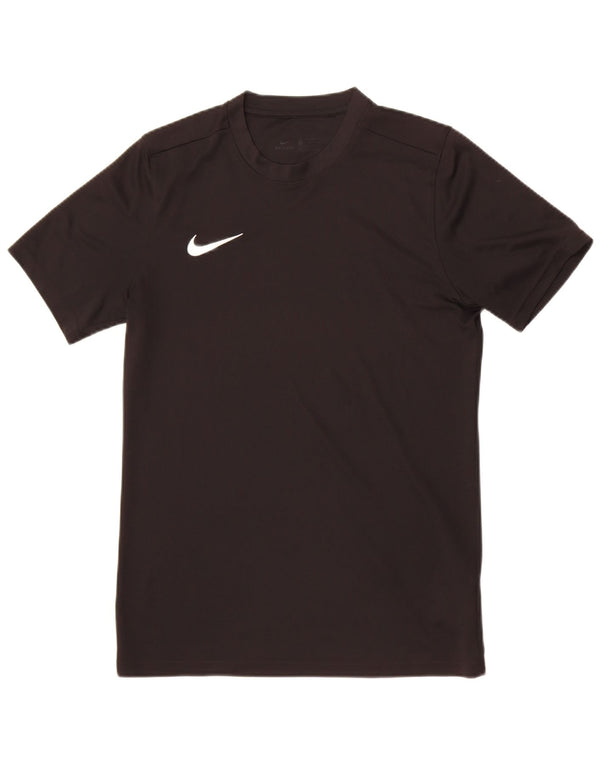 Ανδρικό T-Shirt Nike Dri Fit Top από μεσαίο μαύρο πολυεστέρα