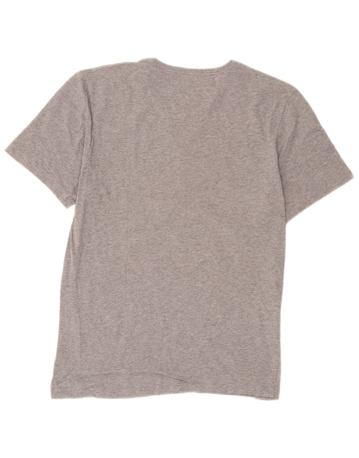 Ανδρικό T-Shirt Hugo Boss Τοπ μεσαίου γκρι βαμβακερό