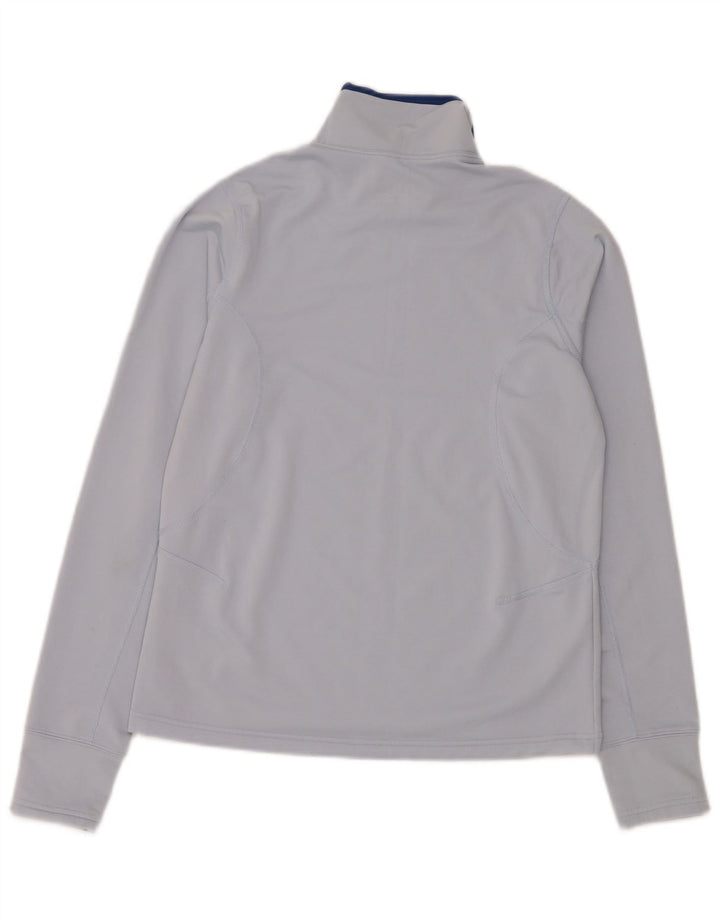 Nike γυναικείο Dri Fit κανονικό τοπ μακρυμάνικο US 8/10 Medium Blue Sports