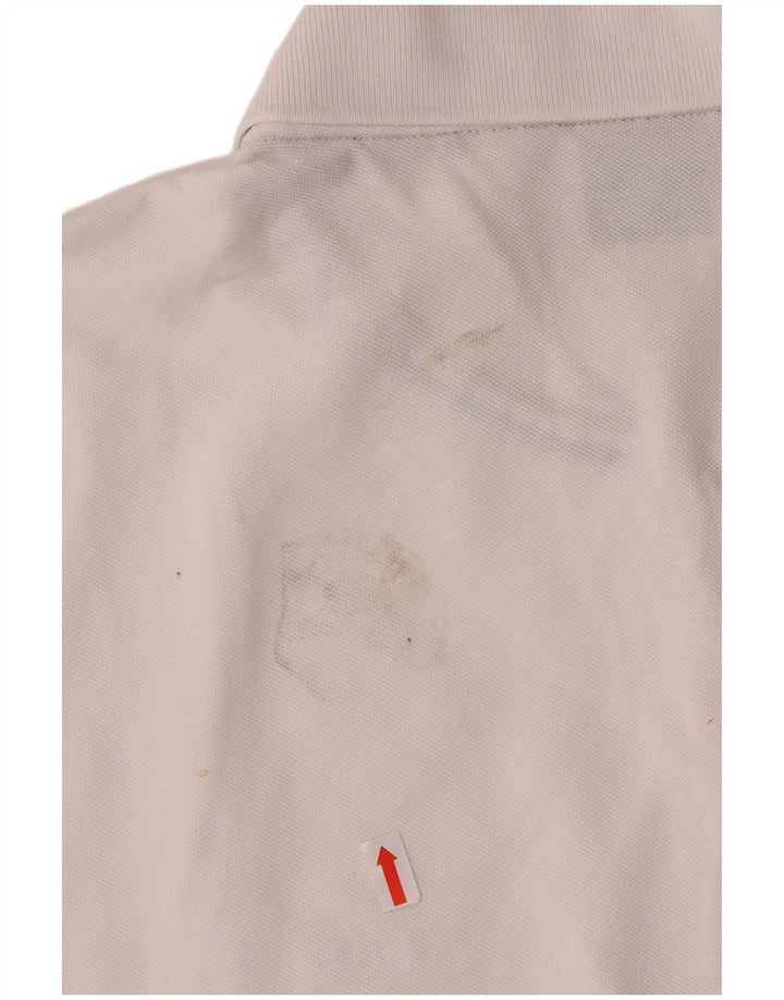 Ανδρικό μπλουζάκι πόλο Hugo Boss XL Λευκό