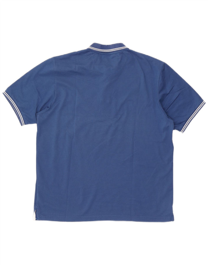 Champion Ανδρικό πουκάμισο Polo Easy Fit μεγάλο μπλε βαμβακερό