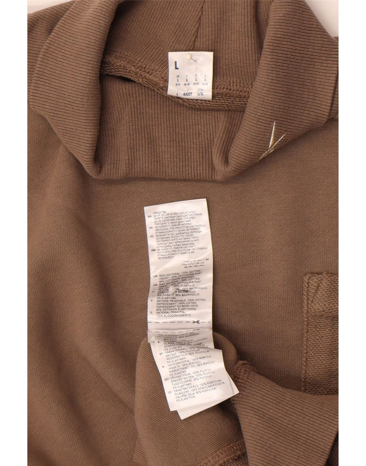 Reebok Γυναικείο φούτερ με ρολό λαιμόκοψη Jumper UK 16/18 μεγάλο καφέ