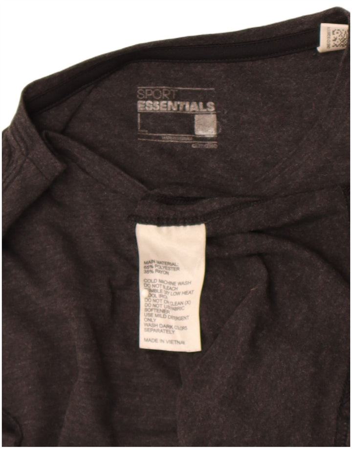 Ανδρικό T-Shirt Climalite Adidas Top Large Grey Polyester