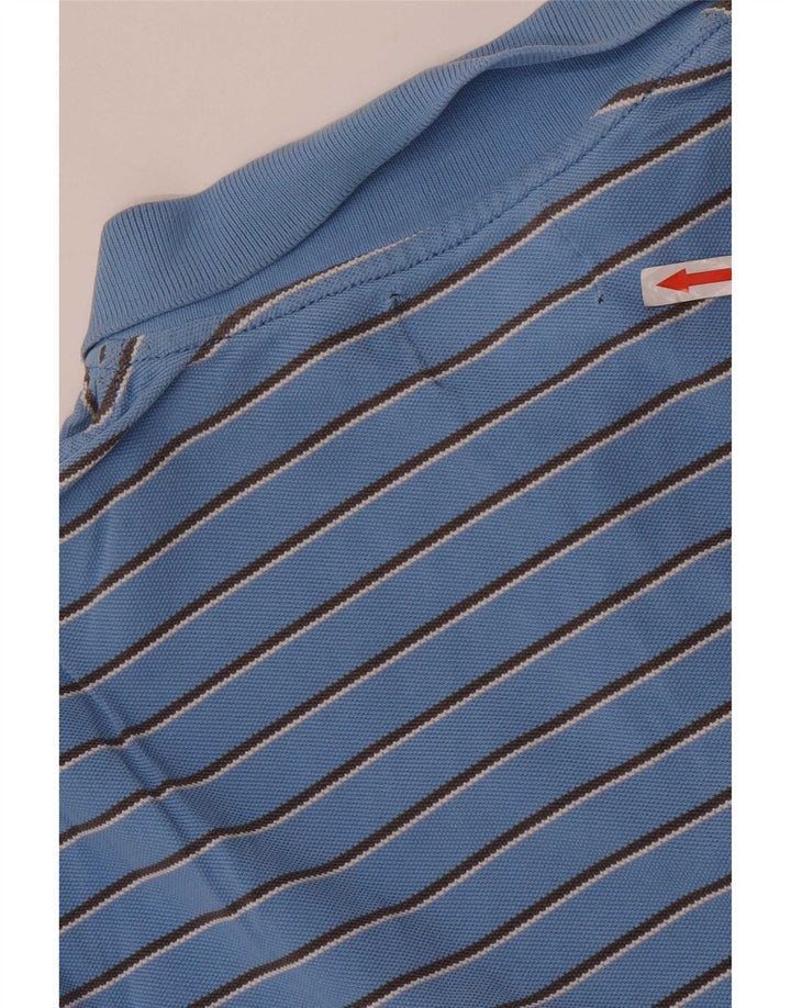 Ανδρικό μπλουζάκι πόλο Ralph Lauren μικρό μπλε ριγέ