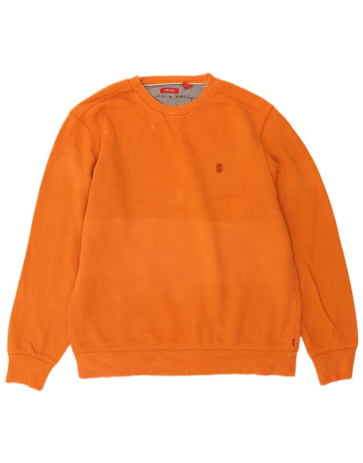 Ανδρικό φούτερ Izod Jumper Μεσαίο πορτοκαλί βαμβακερό