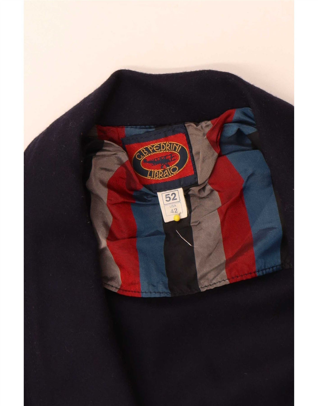 GB.PEDRINI Ανδρικό τζάκετ σακάκι 2 κουμπιών IT52 XL Navy Blue Wool