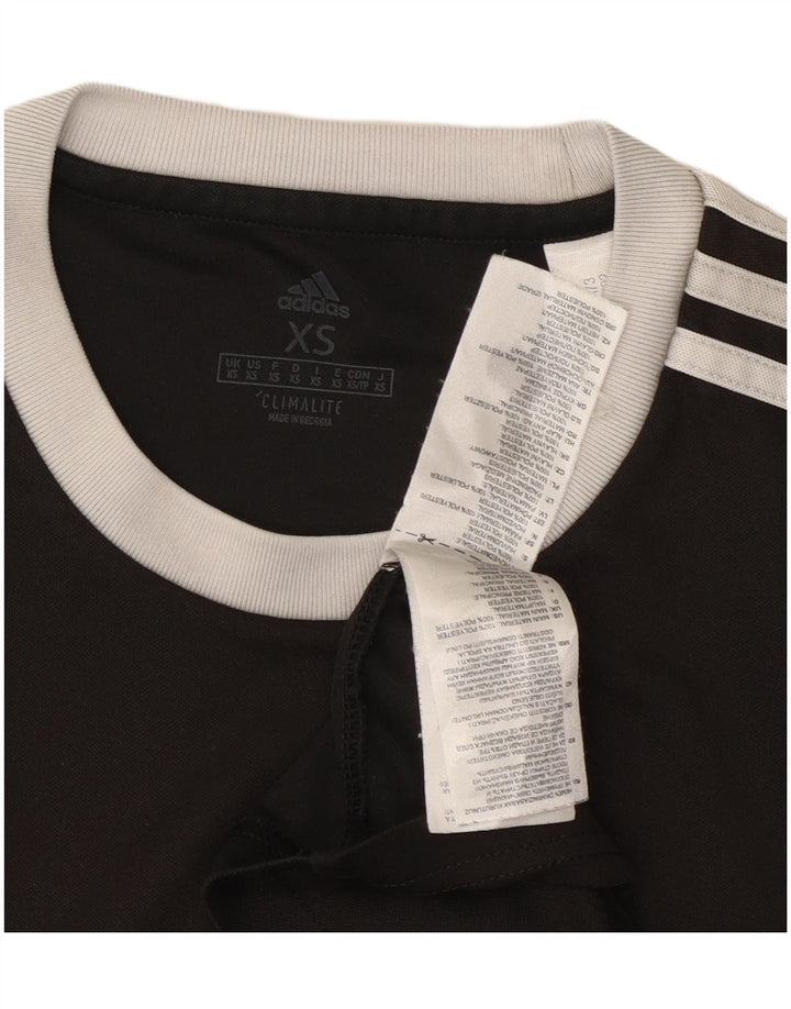 Ανδρικό T-Shirt Climalite ADIDAS Top XS Μαύρο Πολυεστέρας