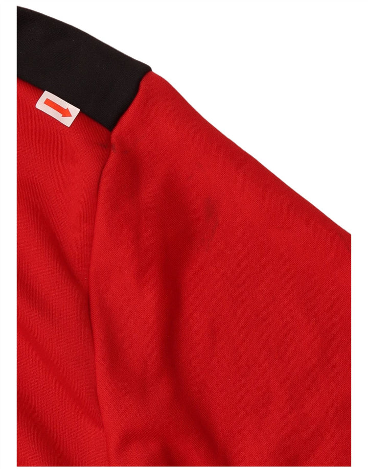 Ανδρική αθλητική φόρμα Adidas Top Jacket Μεσαίο Κόκκινο Colourblock Πολυεστέρας