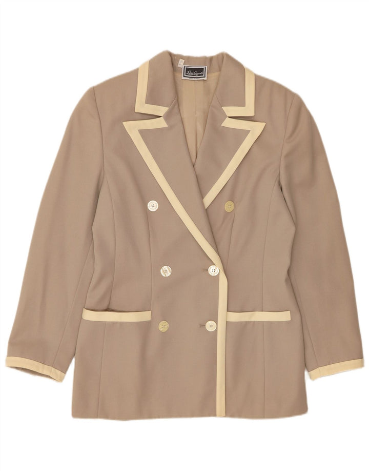 Luisa Spagnoli Γυναικείο μπουφάν με διπλό στήθος IT 42 Medium Beige