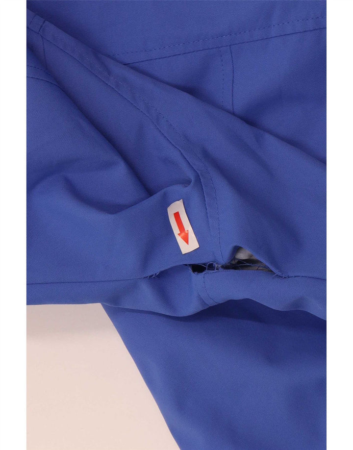 Crew Clothing Γυναικείο μπουφάν βροχής UK 16 Large Blue Polyester