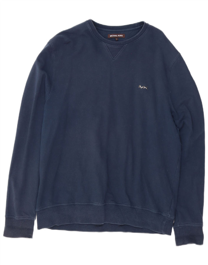 MICHAEL KORS Ανδρική φούτερ Jumper XL Navy Blue Cotton