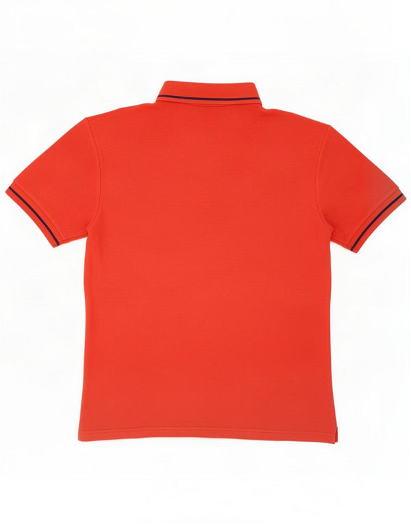 Fila Mens Polo Shirt Large Red Cotton