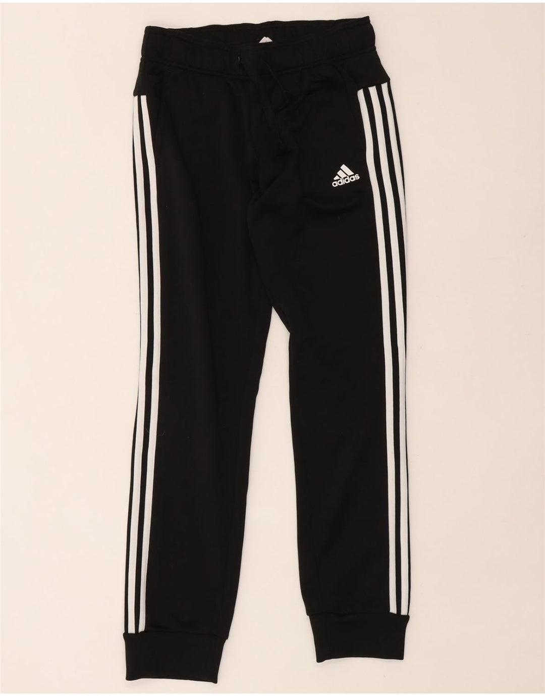 Γυναικεία αθλητική φόρμα ADIDAS Παντελόνι Joggers UK 8/10 Small Black Polyester