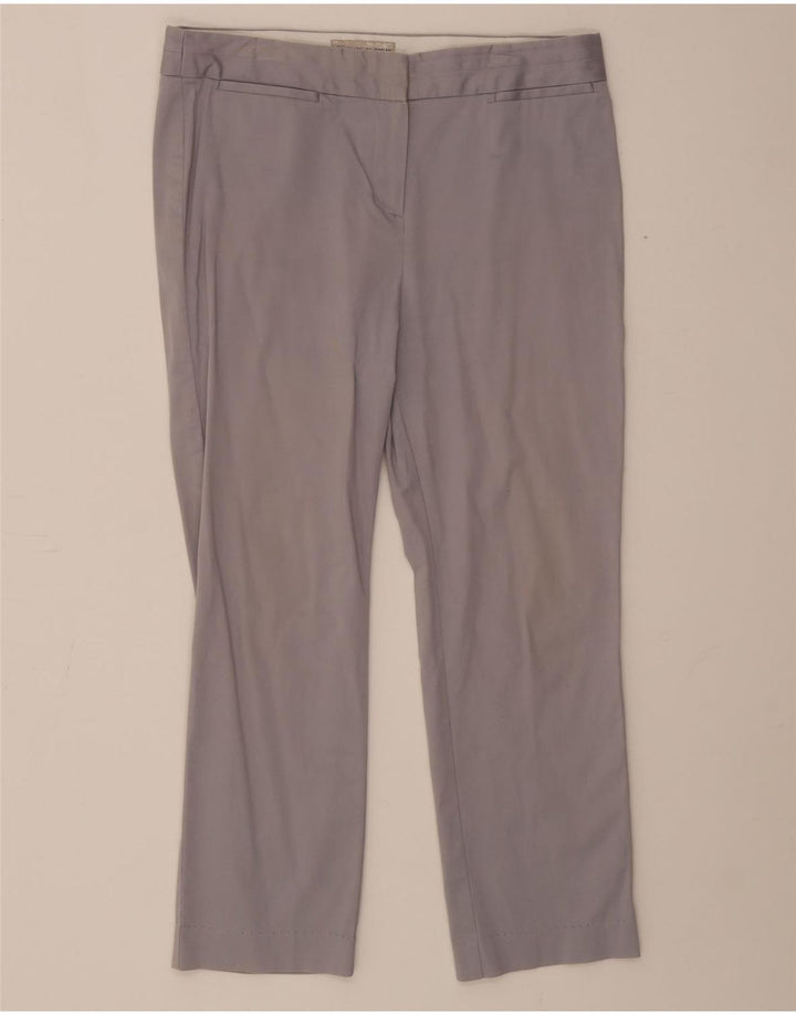 Marks & Spencer Γυναικείο ίσιο κομμένο παντελόνι UK 12 Medium W30 L24 Grey