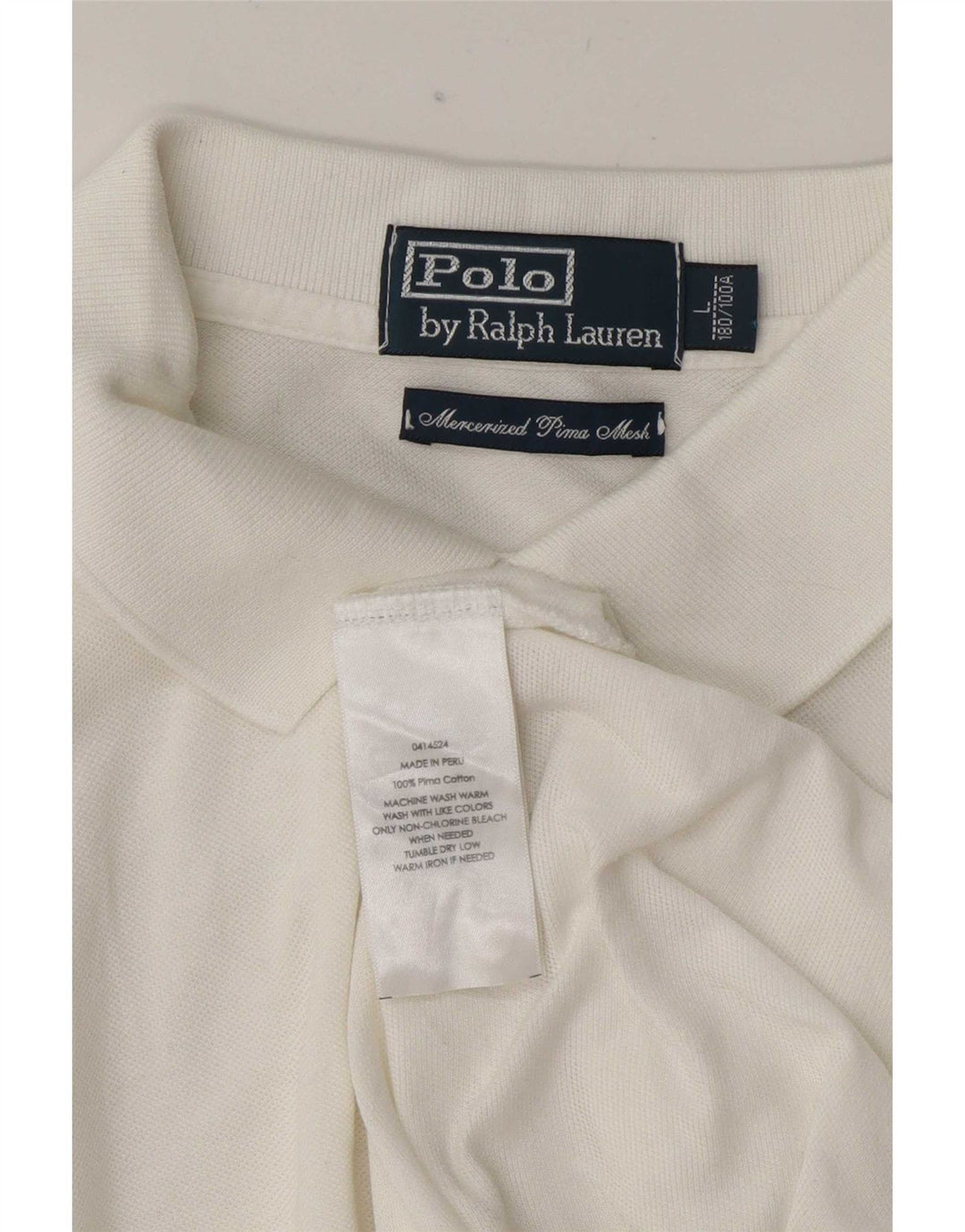 Πόλο Ralph Lauren Ανδρικό πουκάμισο μεγάλο λευκό βαμβακερό