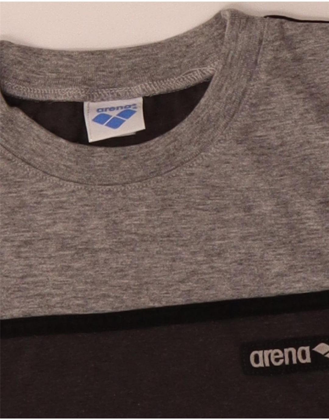 Ανδρικό T-Shirt ARENA Τοπ μεσαίο γκρι χρώματος βαμβακερό
