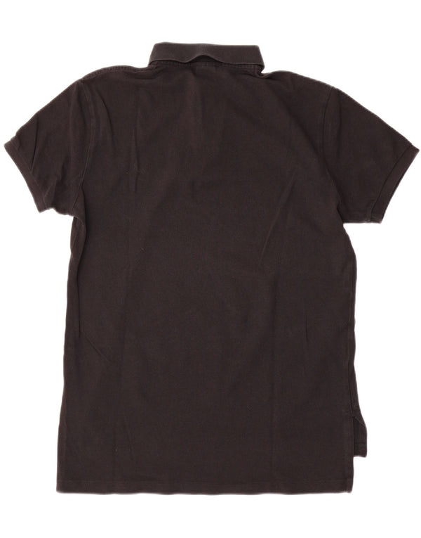 Polo Ralph Lauren Mens Custom Fit Polo Shirt Medium Black Cotton