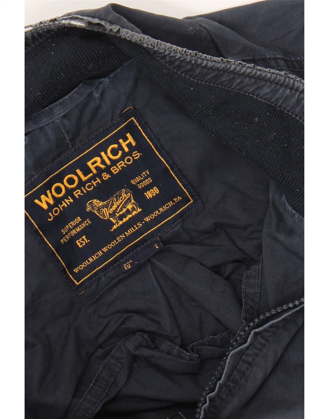 Woolrich Ανδρικό Bomber Jacket IT 50 Large Navy Blue