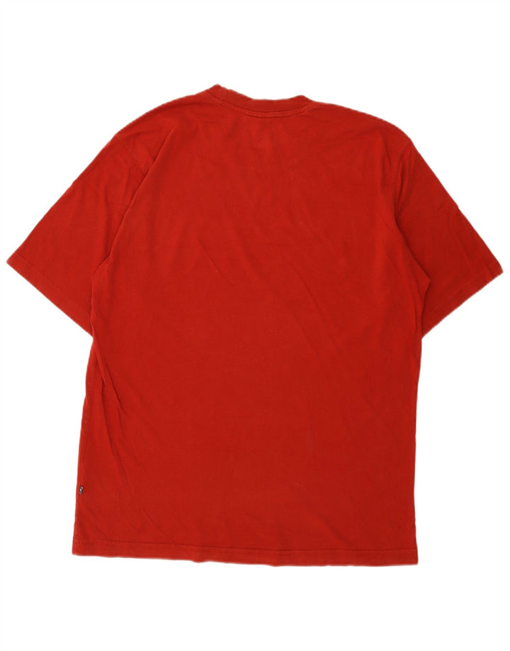 Ανδρικό γραφικό T-Shirt ADIDAS Top UK 40/42 Medium Red