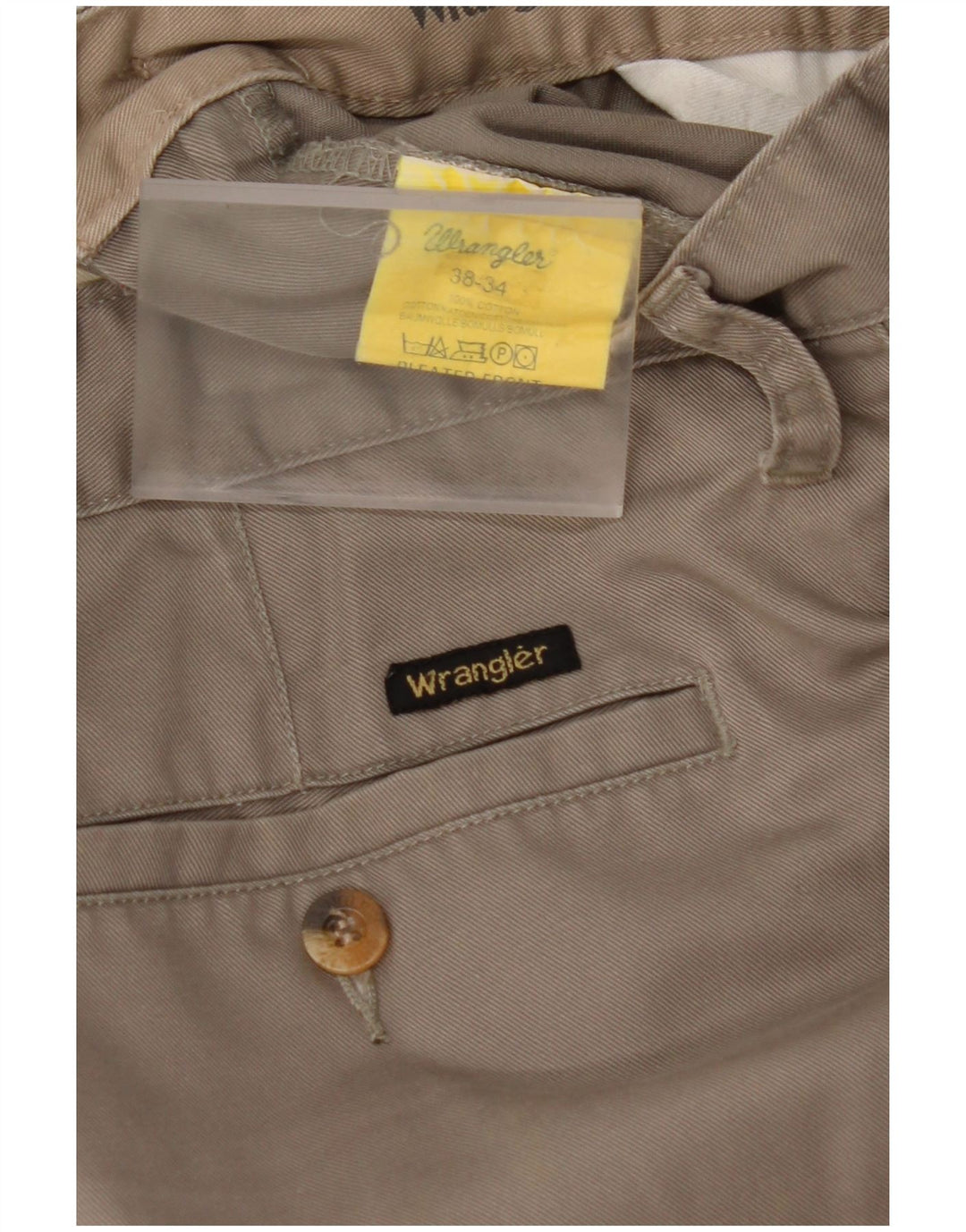 WRANGLER Ανδρικό παντελόνι Chino με καρφίτσα W38 L34 Γκρι βαμβακερό