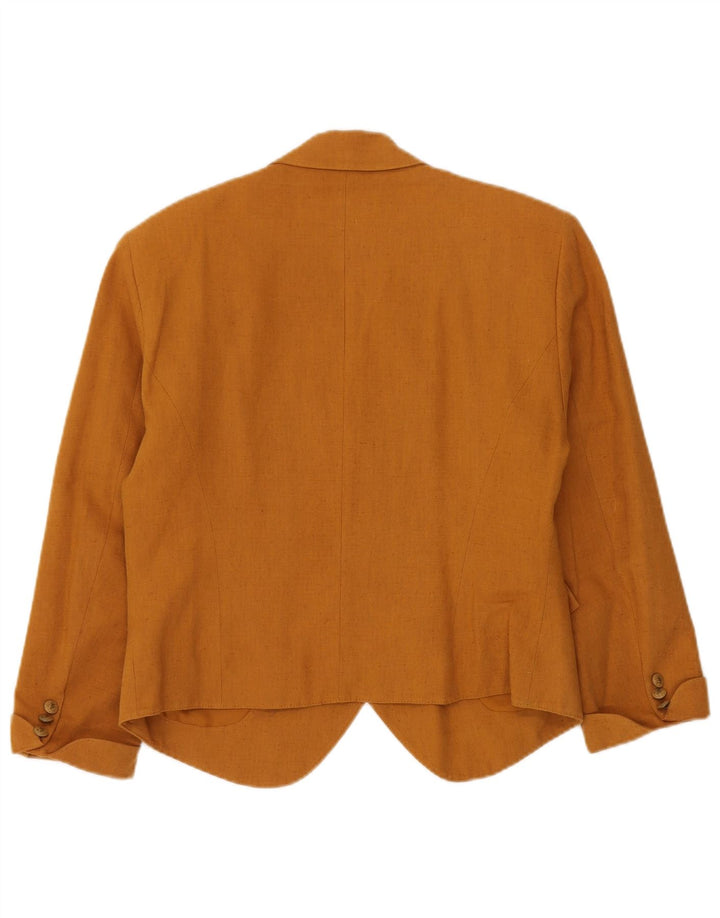 New Arrival Γυναικείο Μπουφάν Blazer με διπλό στήθος UK 14 Medium Beige Wool