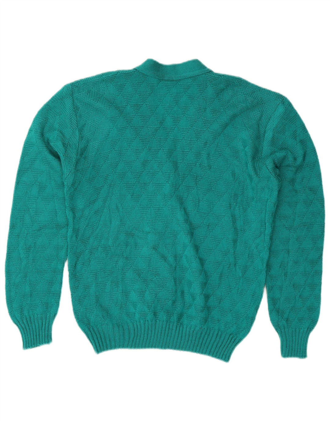 Γυναικείο πουλόβερ με ζακέτα VINTAGE UK 14 Medium Turquoise