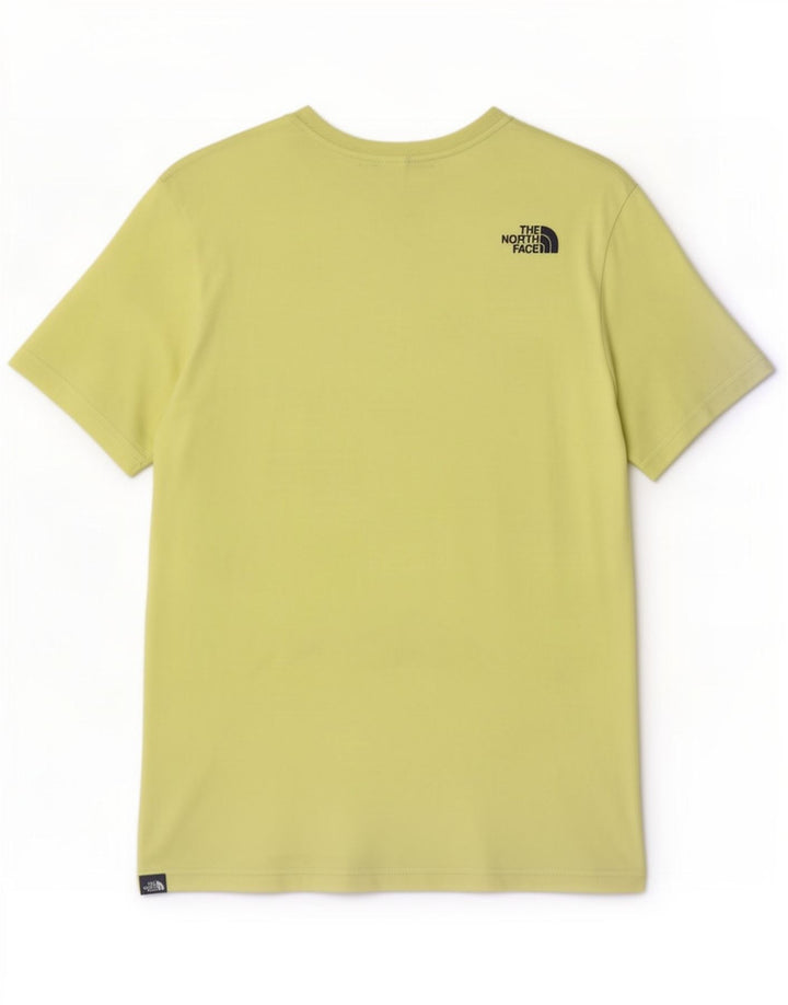 Ανδρικό T-Shirt North Face Top από μεσαίο κίτρινο βαμβάκι