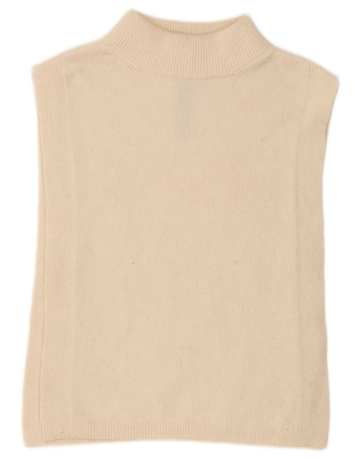 Massimo Dutti γυναικείο γιλέκο Tank Top UK 12 μεσαίο μπεζ μαλλί αλπακά