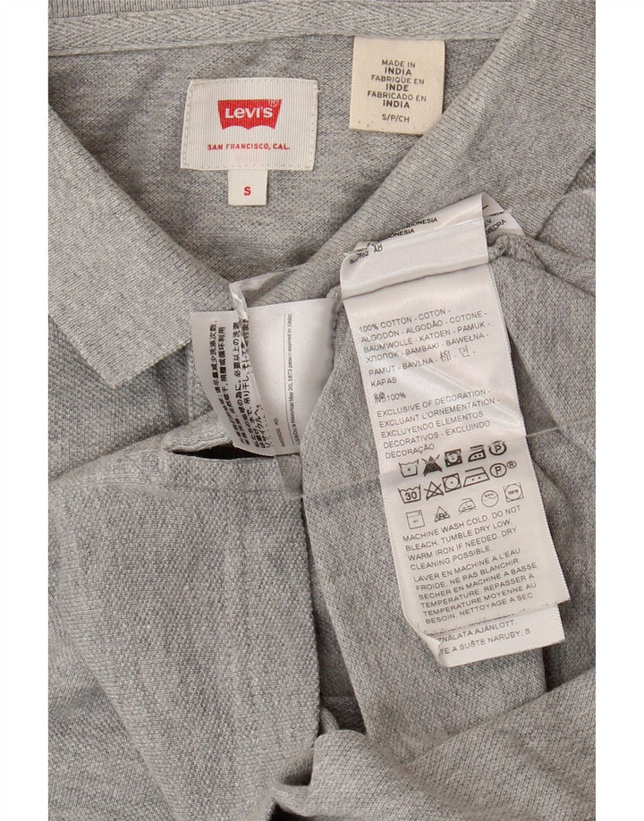 Ανδρικό πουκάμισο πόλο LEVI'S Μικρό γκρι βαμβακερό
