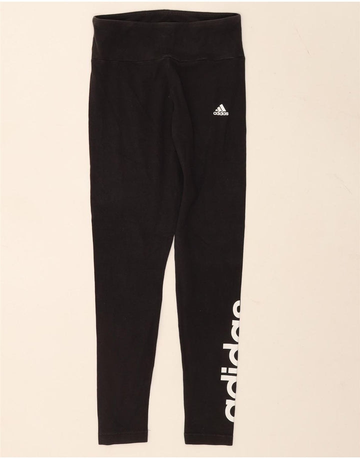 Γυναικεία γραφικά κολάν Adidas UK 8/10 Small Black