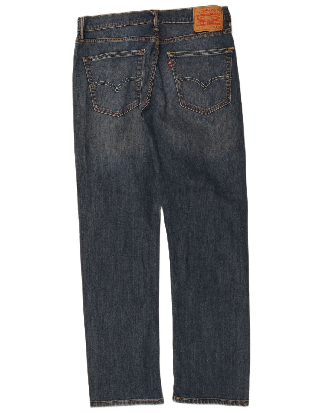 LEVI'S Ανδρικό τζιν 514 ίσιο W32 L30 Μπλε βαμβακερό