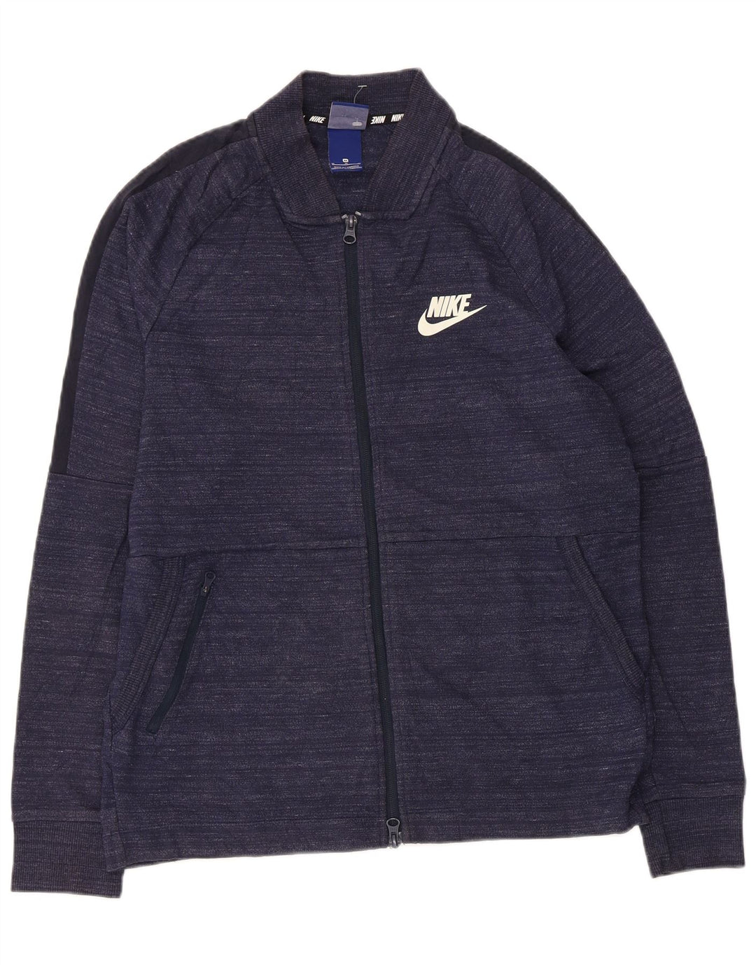 Ανδρική αθλητική φόρμα Nike Μπουφάν με μεσαίο μπλε ναυτικό βαμβάκι