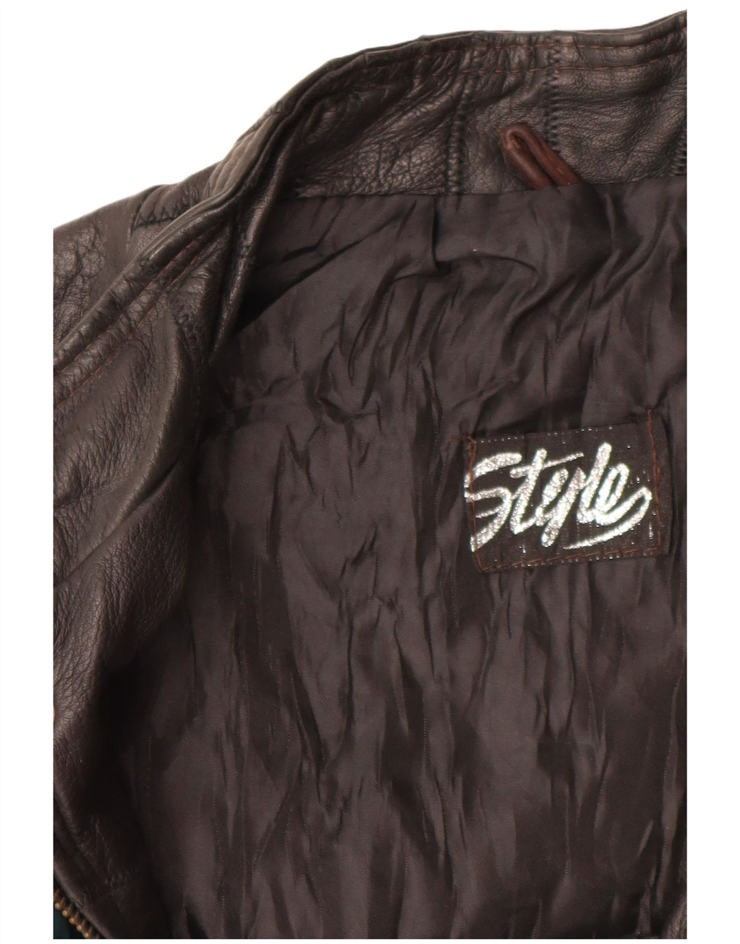 Ανδρικό δερμάτινο Gilet VINTAGE UK 42 XL Πολύχρωμο Colourblock