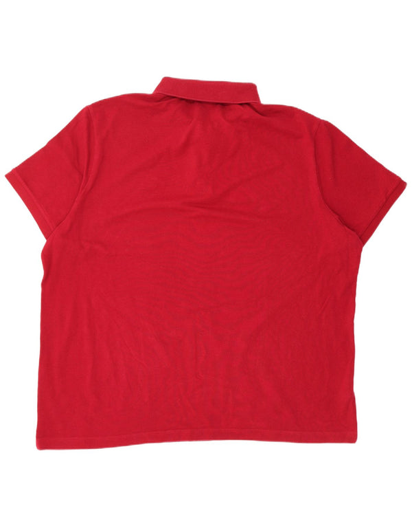 Lacoste Ανδρικό πουκάμισο Polo Slim Fit Μέγεθος 9 4XL Βαμβακερό μπορντό