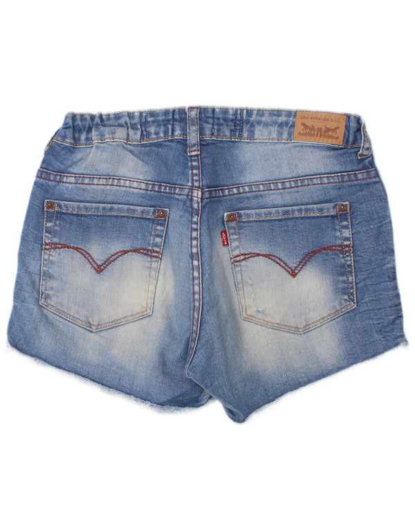 Levi's Girls Distressed τζιν σορτς 13-14 ετών W26 μπλε βαμβακερό