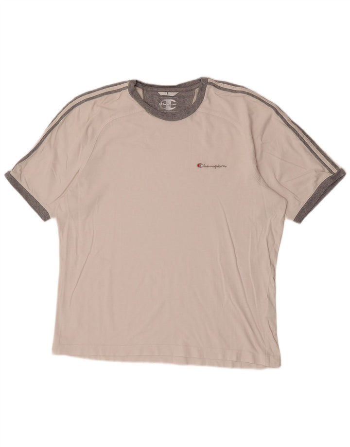 Ανδρικό T-Shirt Champion Top μεγάλο λευκό ριγέ