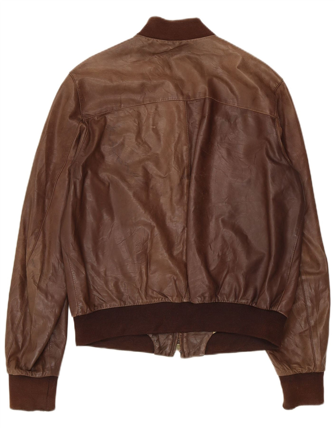 GALLOTTI Ανδρικό Bomber Δερμάτινο Μπουφάν IT 50 Large Brown Δερμάτινο