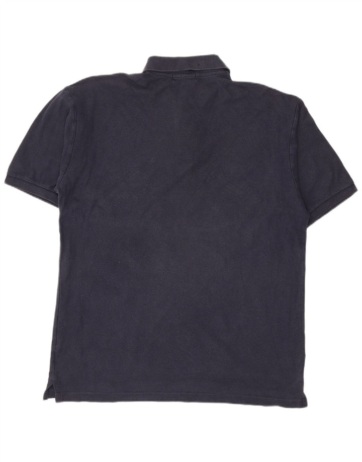 Ανδρικό μπλουζάκι πόλο FILA IT 52 Μεγάλο Βαμβακερό Navy Blue