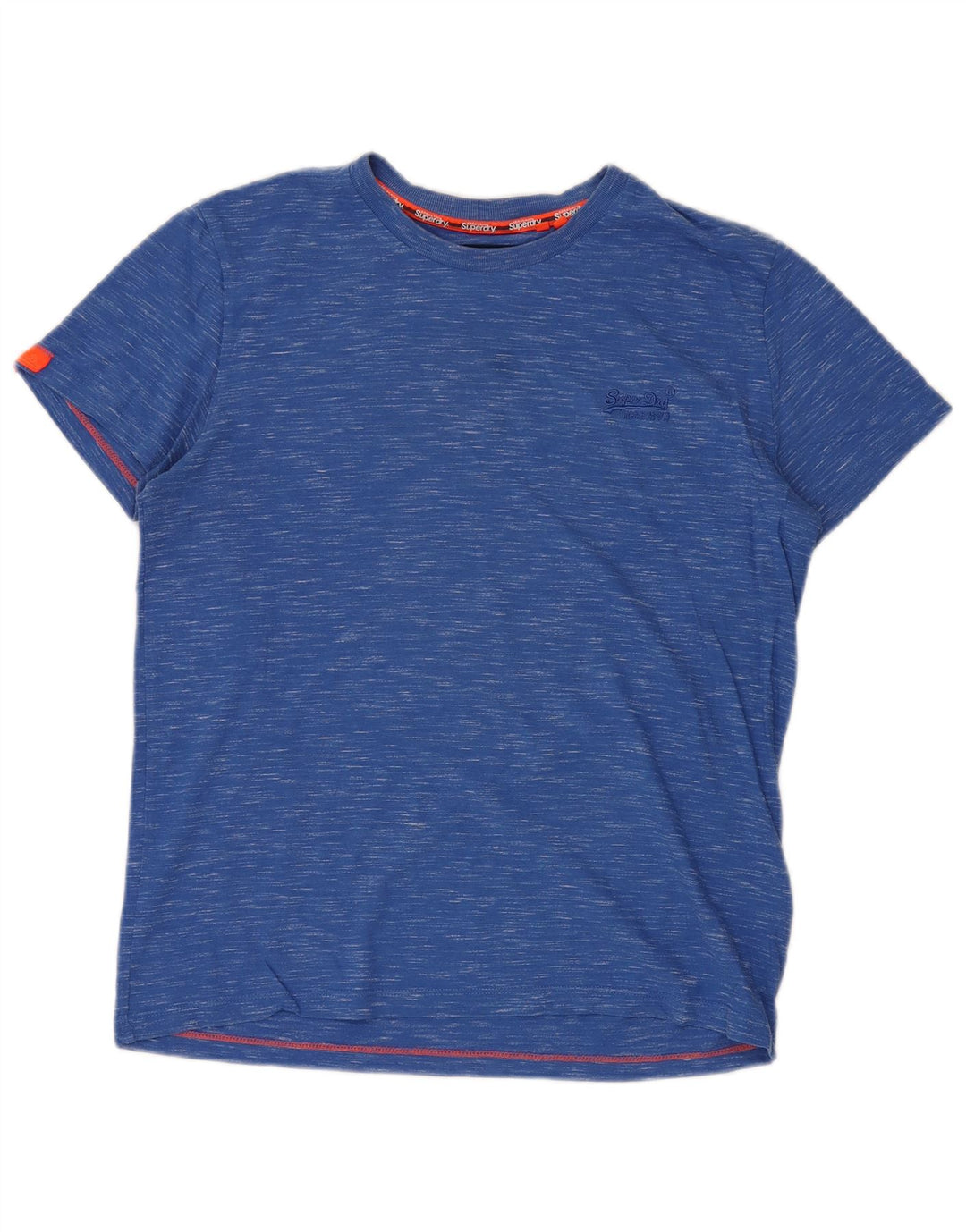 Ανδρικό T-Shirt SUPERDRY Top Large Blue Flecked Cotton