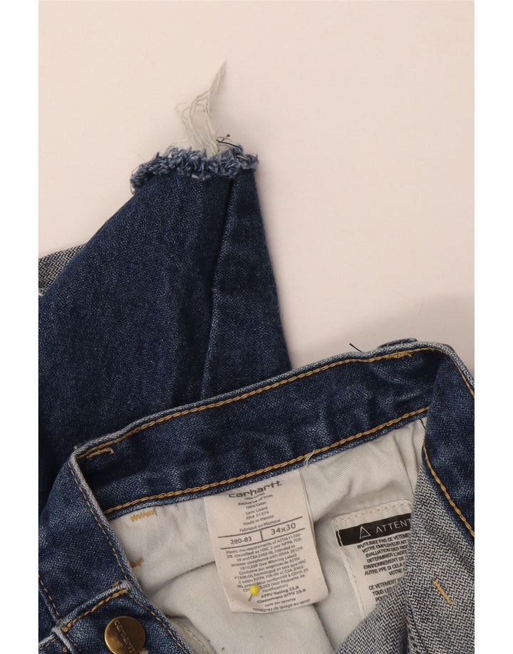 Ανδρικό τζιν σορτς Carhartt W34 μεγάλο μπλε βαμβακερό