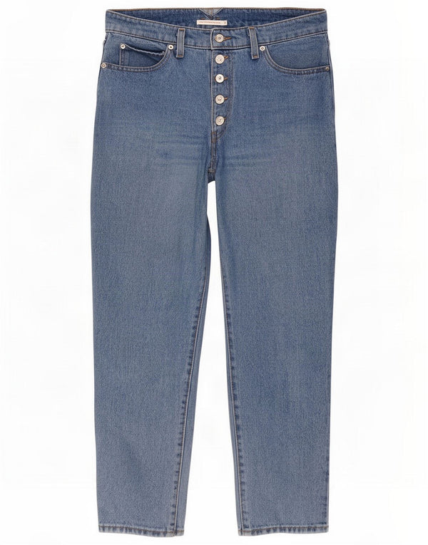 Levi's Womens Mom High Waist Jeans W29 L27 Blue Cotton