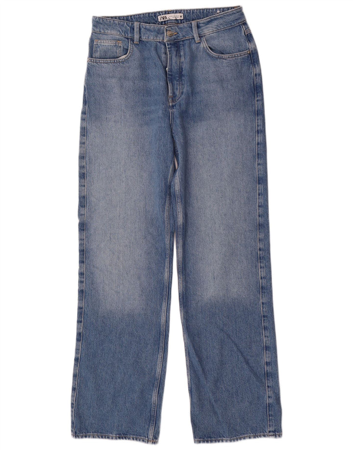 Zara Γυναικείο Straight Jeans EU 40 Medium W30 L32 Blue