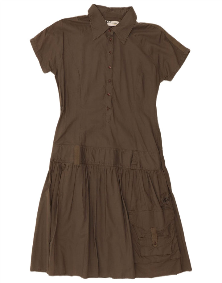 Γυναικείο φόρεμα Lee Cargo A-Line UK 14 Medium Khaki Cotton